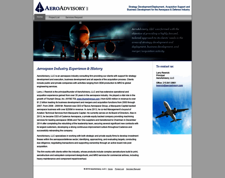 Aeroadvisory.com thumbnail