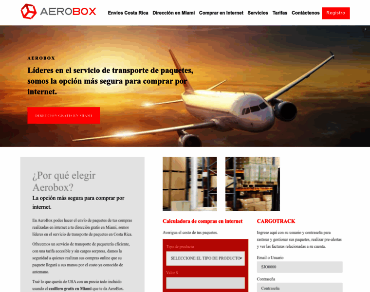 Aeroboxcr.com thumbnail