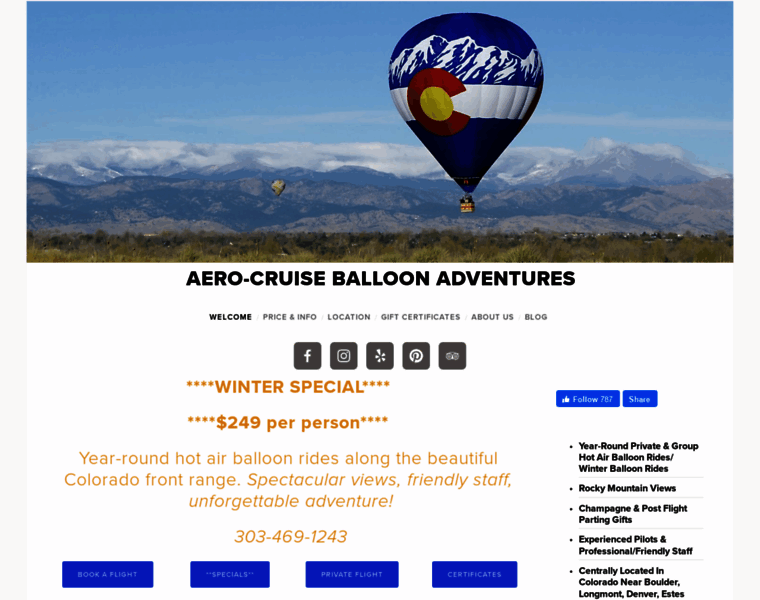 Aerocruiseballoonadventures.com thumbnail