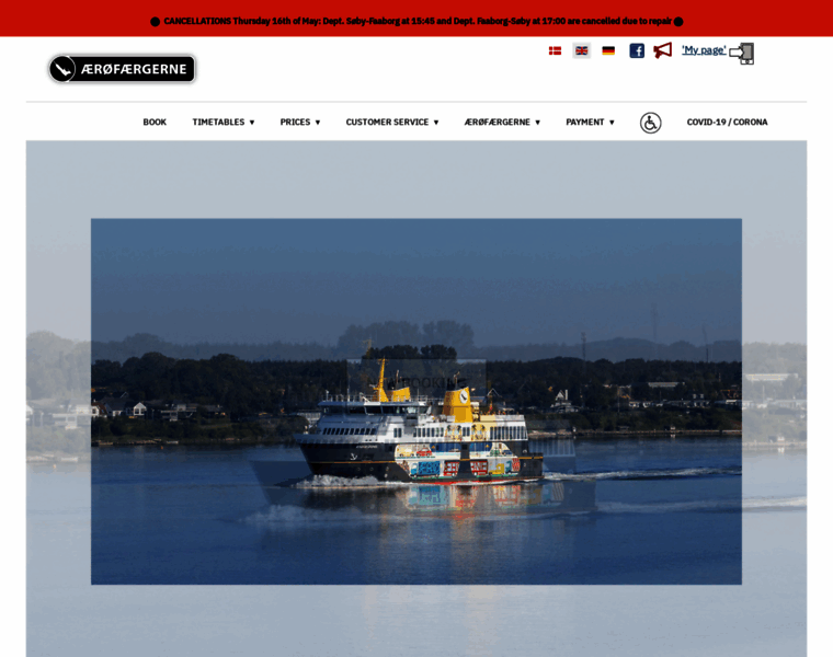 Aeroe-ferry.dk thumbnail