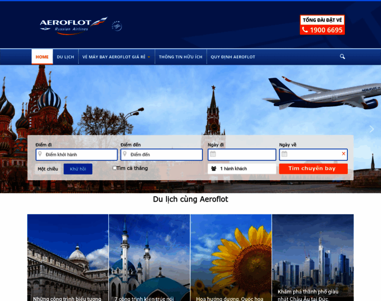 Aeroflot.com.vn thumbnail