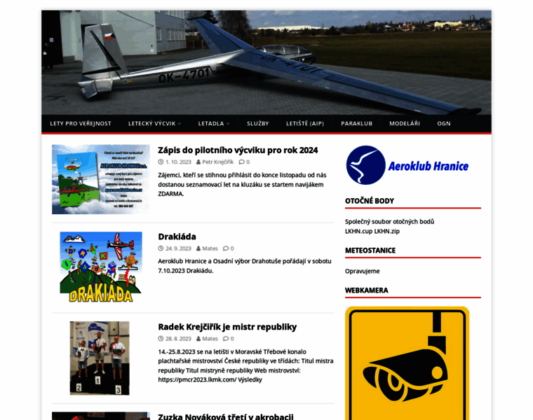 Aeroklubhranice.cz thumbnail