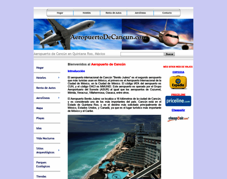 Aeropuertodecancun.com thumbnail
