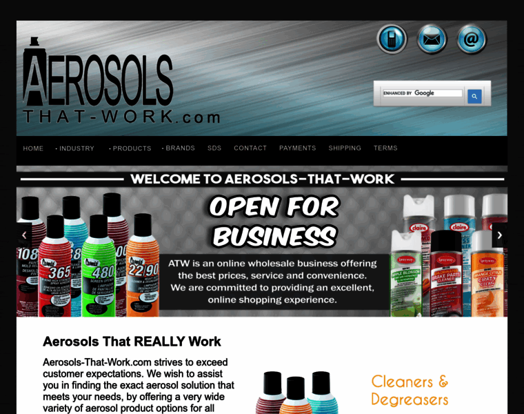 Aerosols-that-work.com thumbnail