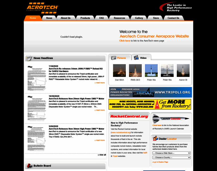Aerotech-rocketry.com thumbnail