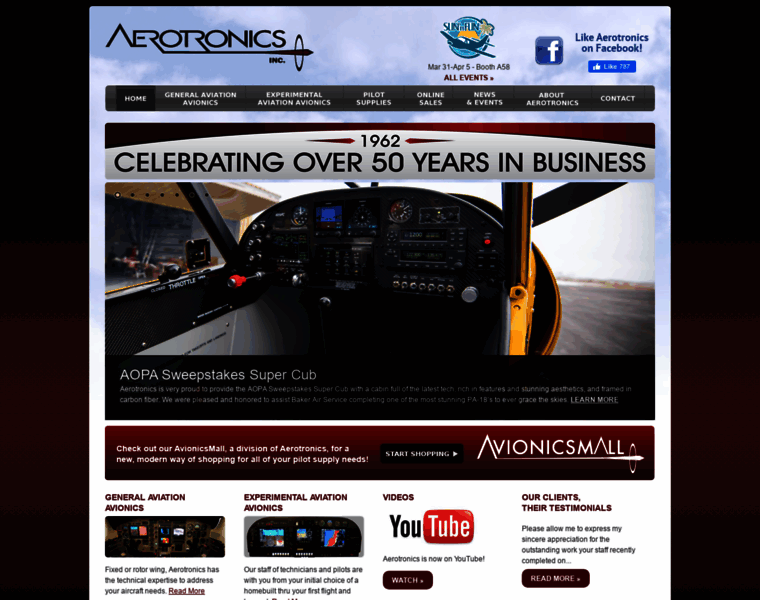 Aerotronics.com thumbnail