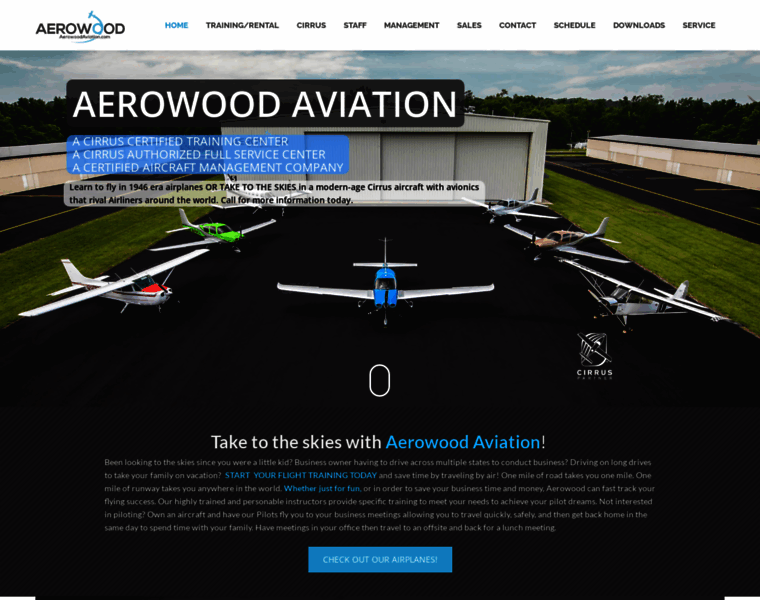Aerowoodaviation.com thumbnail