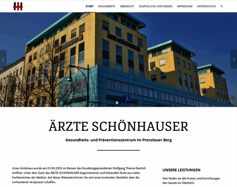 Aerzte-schoenhauser-berlin.de thumbnail