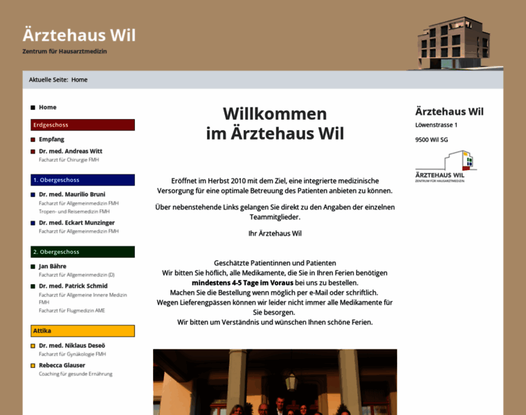 Aerztehaus-wil.ch thumbnail
