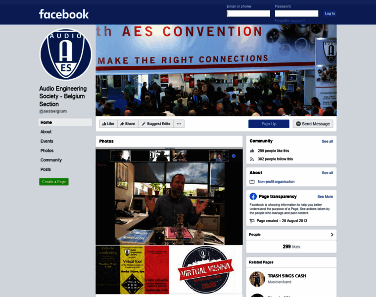 Aes-be.org thumbnail