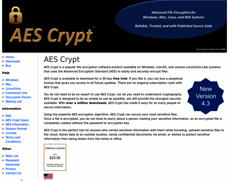 Aescrypt.com thumbnail