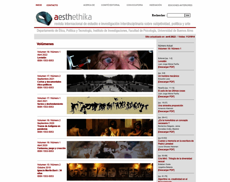 Aesthethika.org thumbnail