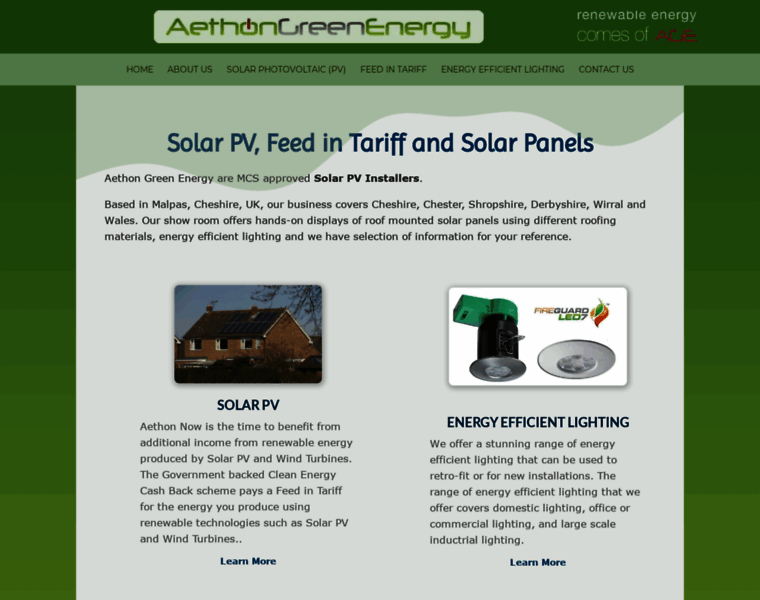 Aethongreenenergy.co.uk thumbnail