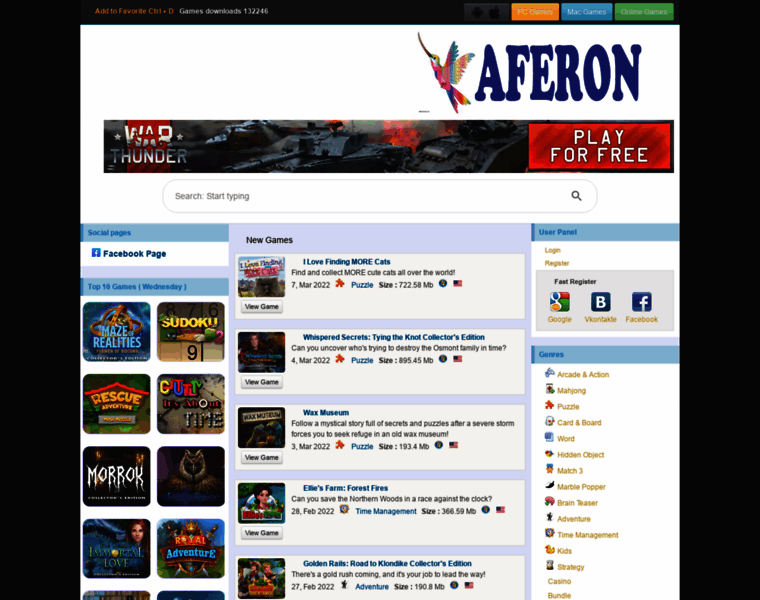 Aferon.com thumbnail