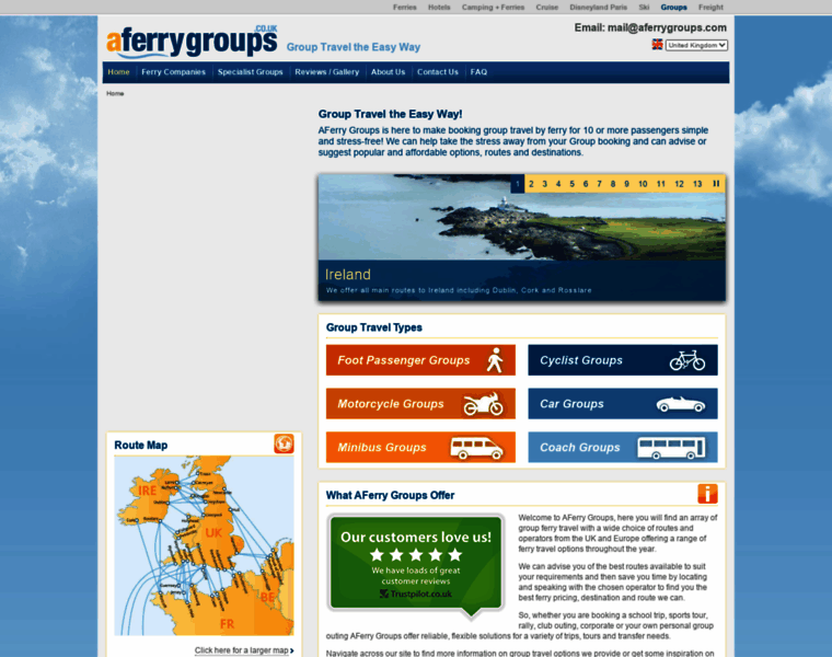 Aferrygroups.com thumbnail