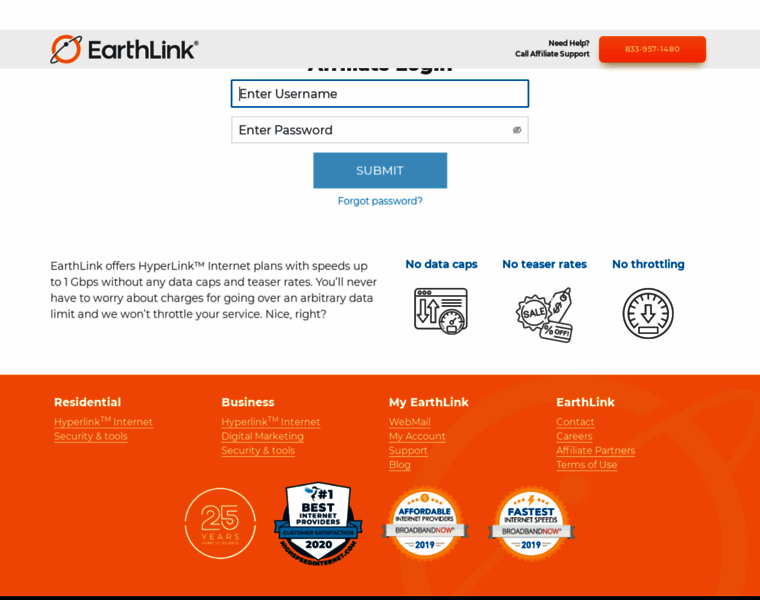 Affiliate.earthlink.com thumbnail