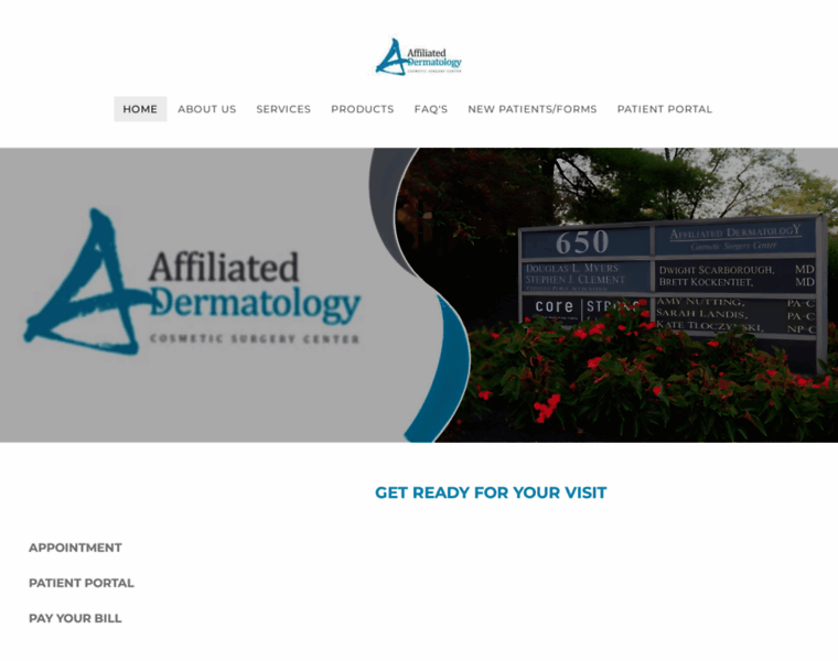 Affiliated-dermatology.com thumbnail
