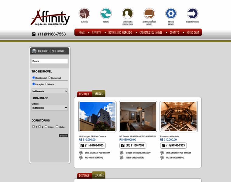 Affinityflats.com.br thumbnail