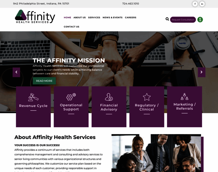 Affinityhealthservices.net thumbnail