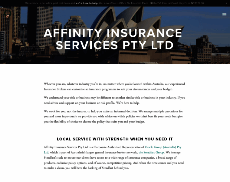 Affinityinsurance.net.au thumbnail