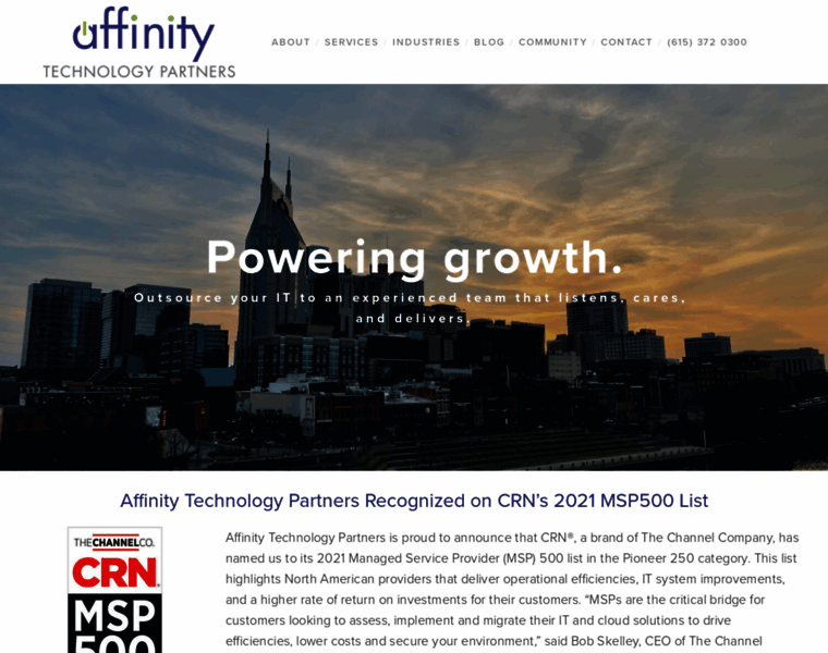 Affinitytechpartners.com thumbnail
