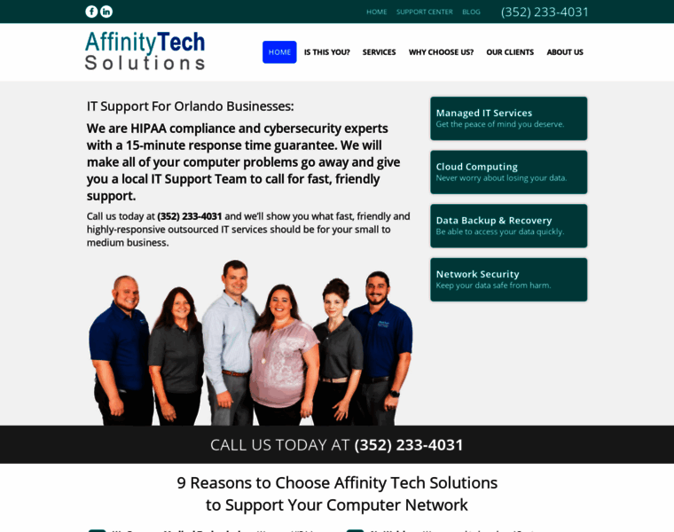Affinitytechsolutions.com thumbnail