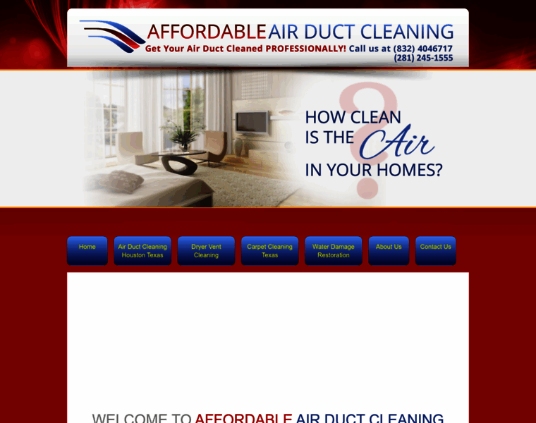 Affordable-airductcleaning.com thumbnail