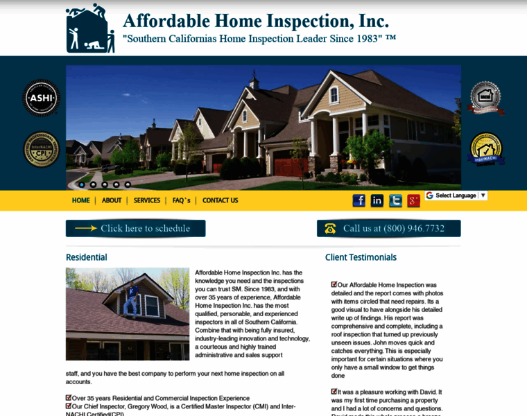 Affordable-inspections.com thumbnail