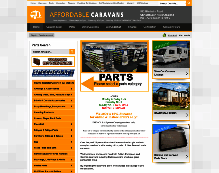 Affordablecaravans.co.nz thumbnail
