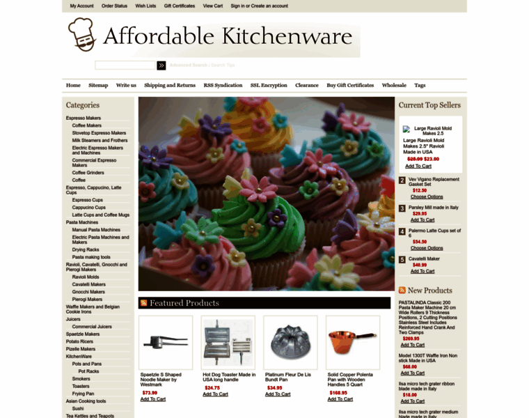 Affordablekitchenware.com thumbnail