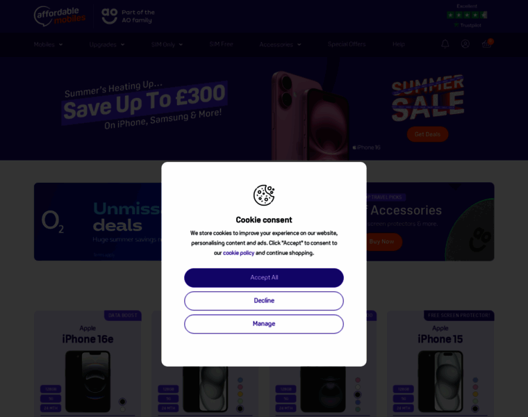 Affordablemobiles.co.uk thumbnail Affordablemobiles.co.uk thumbnail