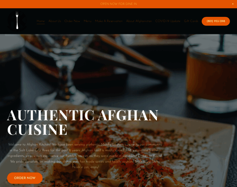 Afghan-kitchen.com thumbnail