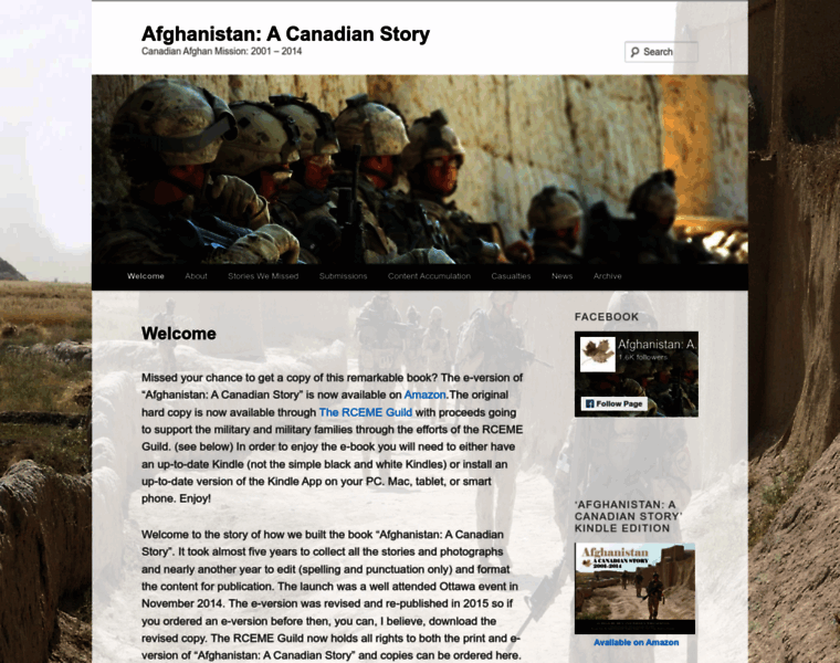 Afghanistanacanadianstory.ca thumbnail