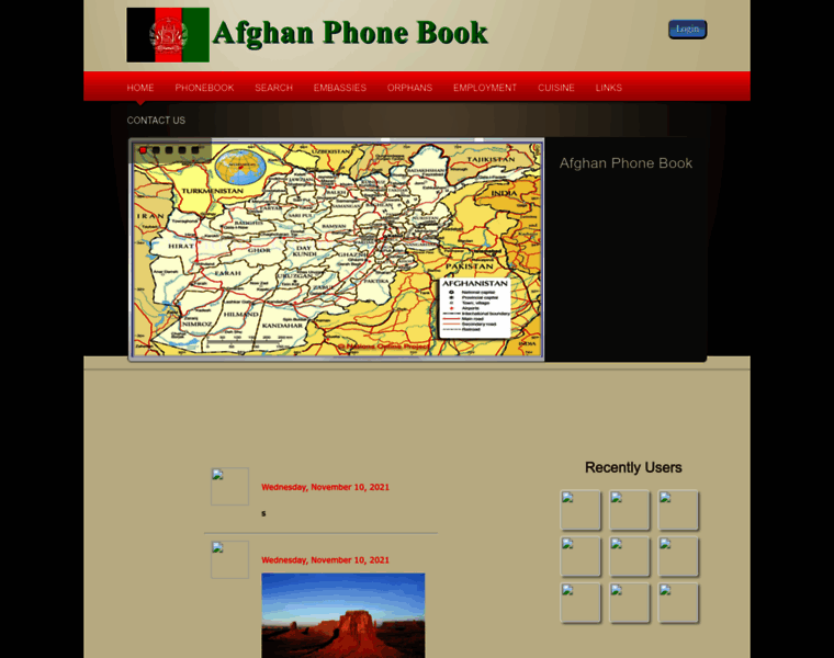 Afghanphonebook.com thumbnail