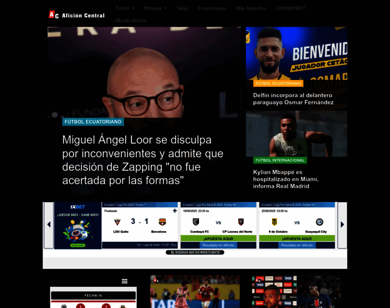 Aficioncentral.com thumbnail