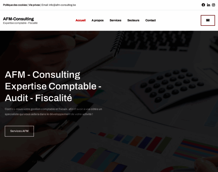 Afm-consulting.be thumbnail