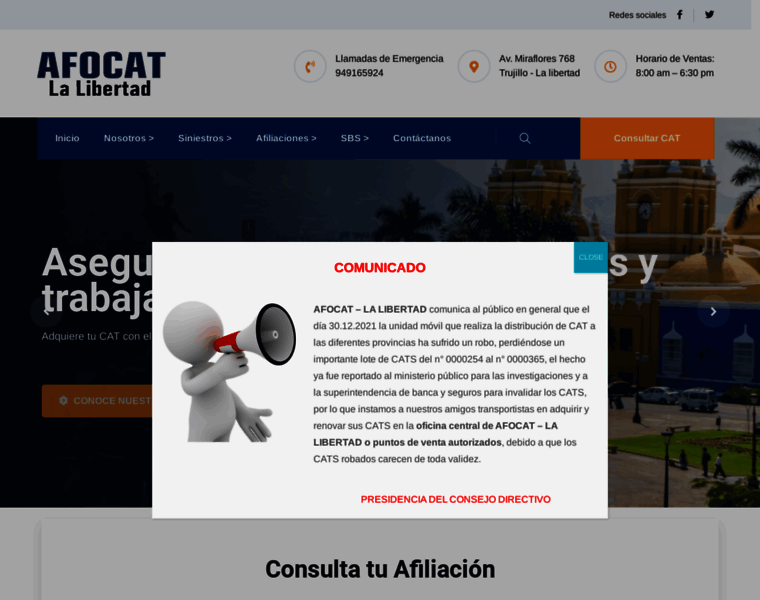 Afocat.org.pe thumbnail