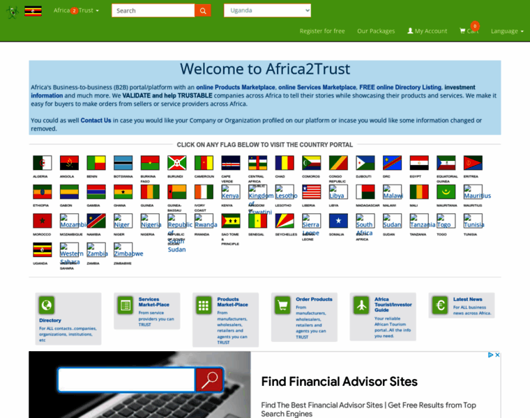 Africa2trust.com thumbnail