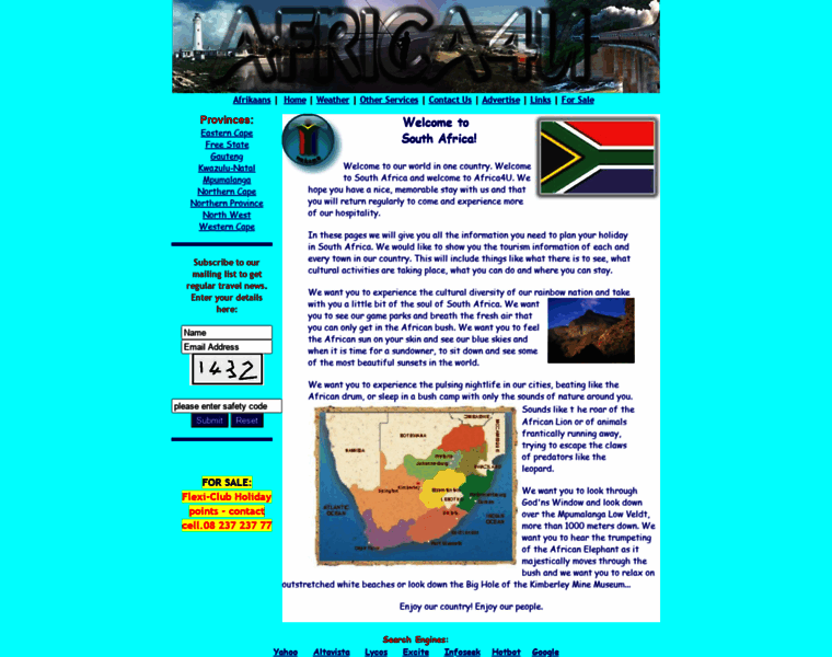 Africa4u.co.za thumbnail