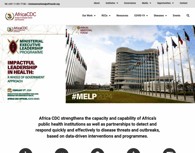 Africacdc.org thumbnail