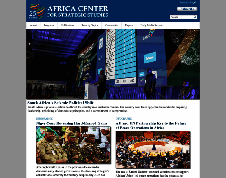 Africacenter.org thumbnail