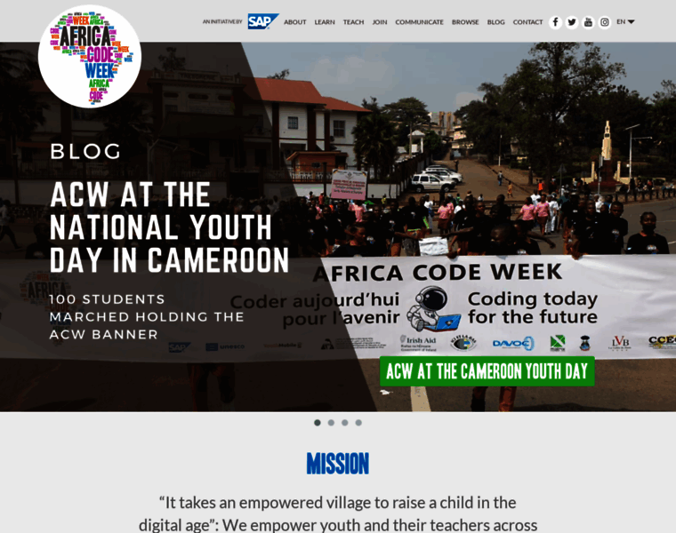 Africacodeweek.org thumbnail
