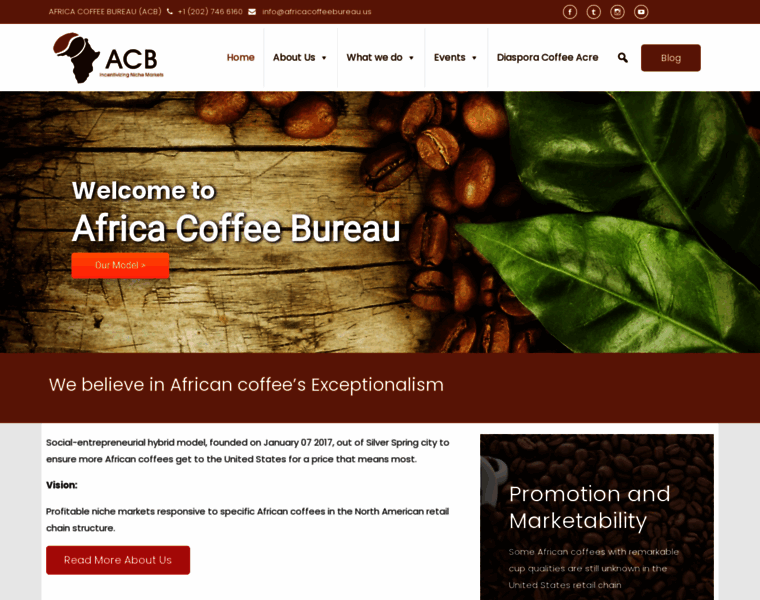 Africacoffeebureau.us thumbnail
