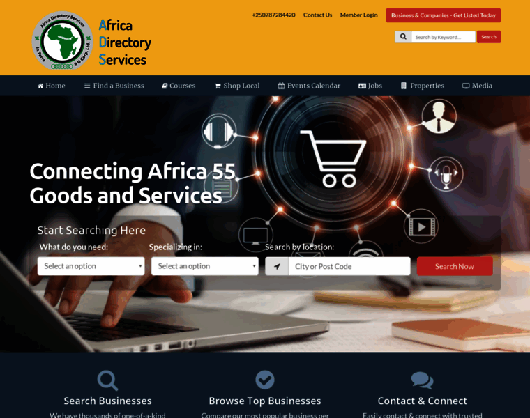 Africadirectoryservices.com thumbnail
