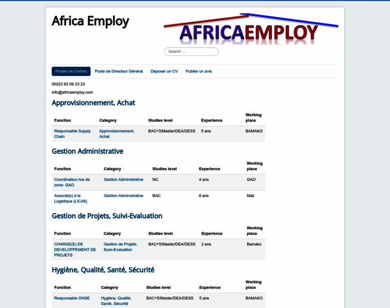 Africaemploy.com thumbnail