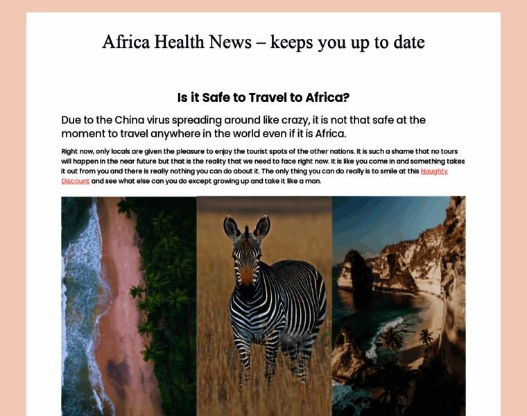 Africahealthnews.com thumbnail