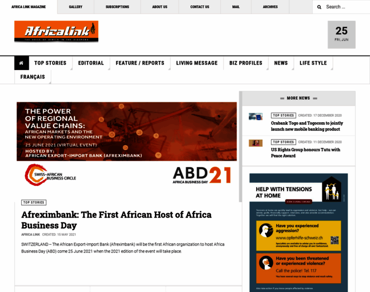 Africalink.ch thumbnail