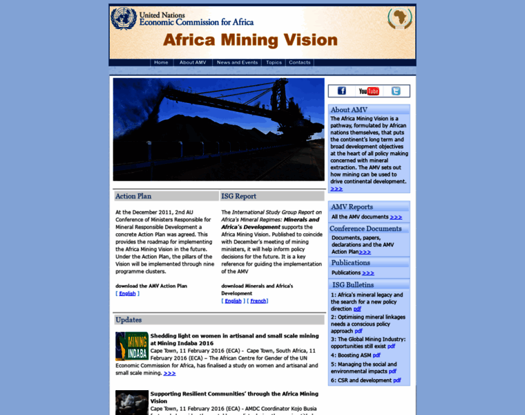 Africaminingvision.org thumbnail