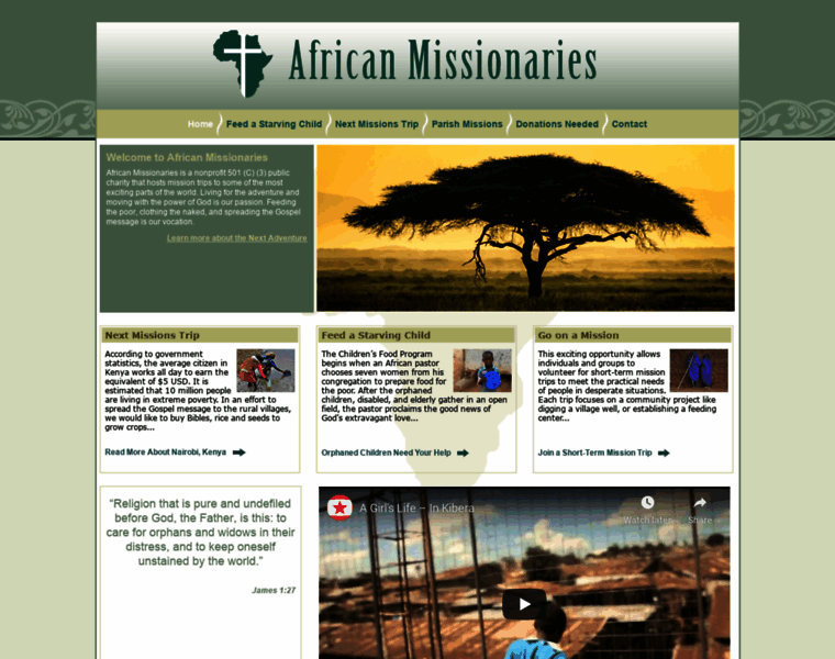 Africamissionaries.com thumbnail