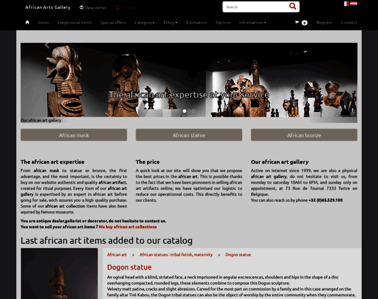 African-arts-gallery.com thumbnail